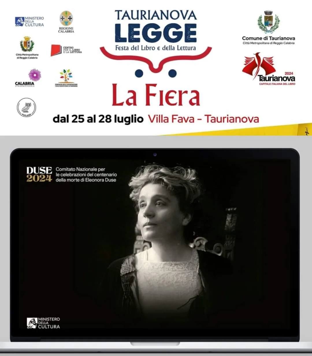 Convegno: La Divina che portò sulla scena cinematografica la Grazia Deledda di “Cenere” a Taurianova Capitale Italiana Città del Libro